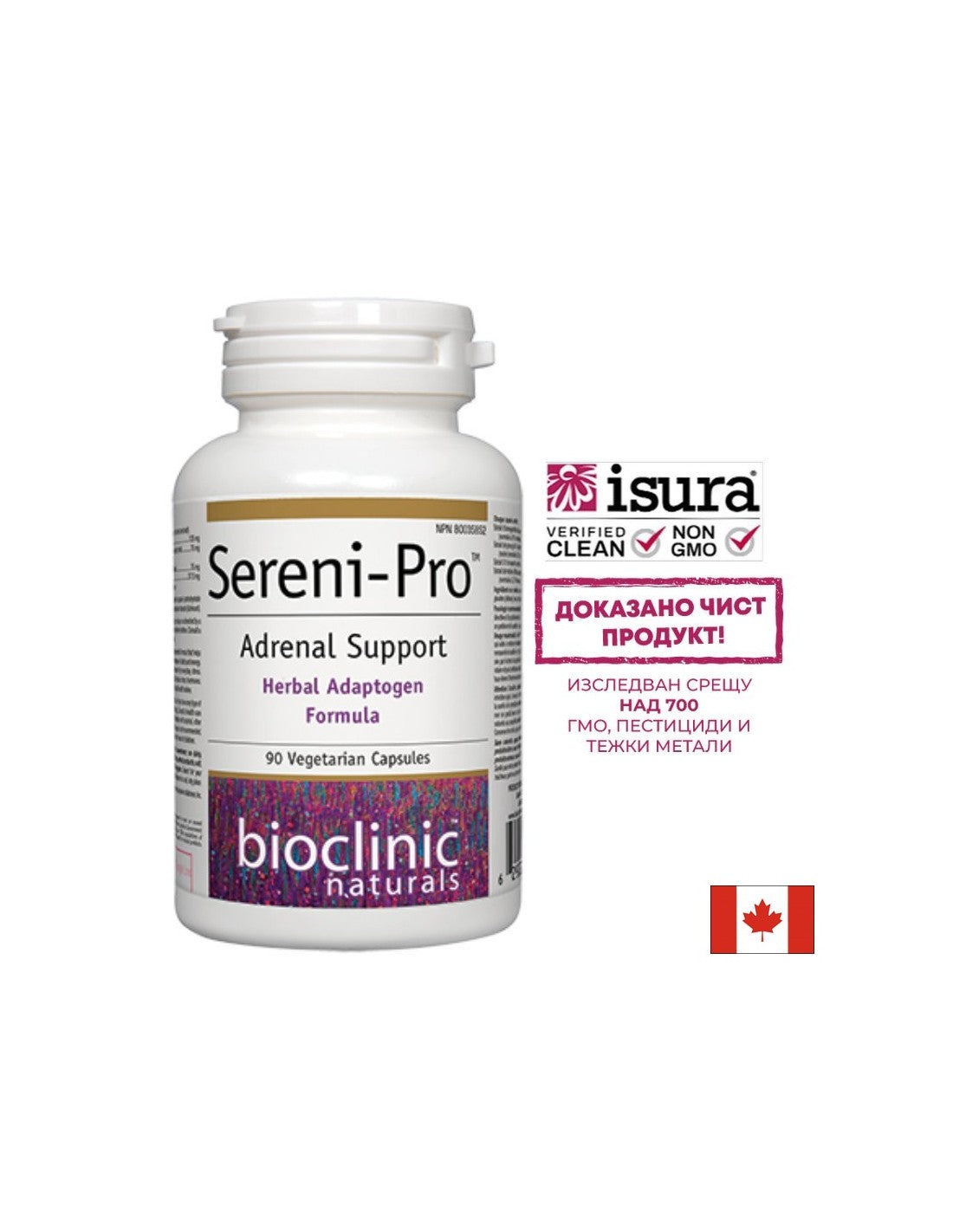 Sereni-Pro™ Adrenal Support x 90 kapsúl <tc>Natural Factors</tc>