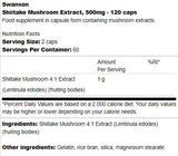 Shiitake huby extrakt 500 mg 120 kapsúl