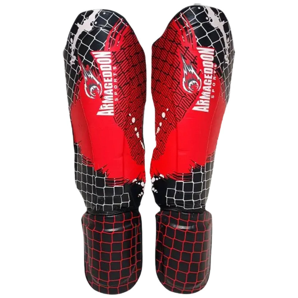Shin Guards - červené 2 ks.