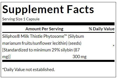 Silipos mliečny bodliak Phytosóm 300 mg - 60 kapsúl