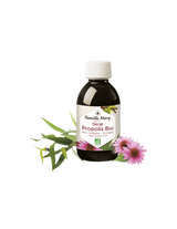 SIROP propolis bio (s medom, eukalyptom a echinacea), 150 ml famille Mary