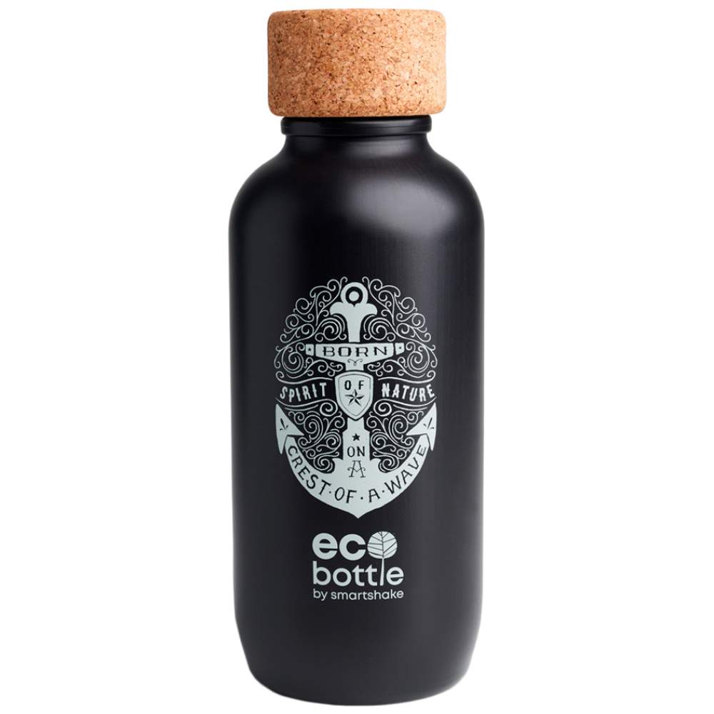 Inteligentná ekologická fľaša Čierna kotva - 650 ml