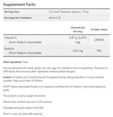 Prášok askorbátu sodného Čistý, pufrovaný vitamín C - 227 gramov