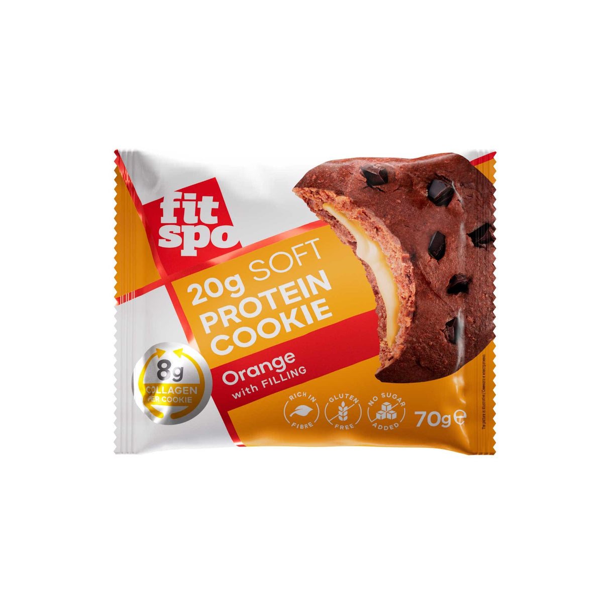 Soft Protein Cookie | s 8G kolagénom a bez pridaného cukru - 10 x 70 gramov
