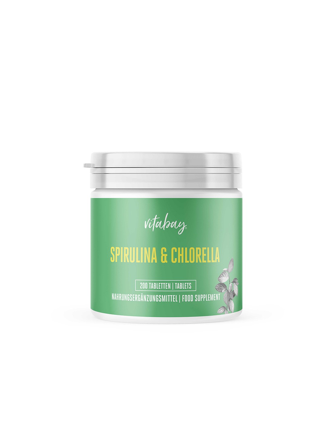 Spirulina &amp; Chlorella Extrakt - Spirulina a Chlorella, 200 tabliet <tc>Vitabay</tc>