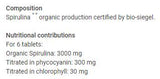 Spirulina | Vegan Bio 500 mg - 100 tabliet