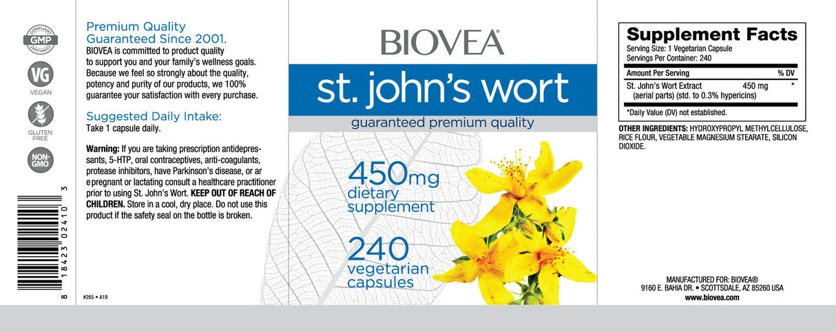 St. John's Wort 450 mg / 240 čiapky