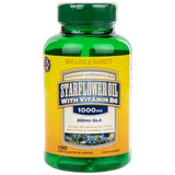 Olej Starflower 1000 mg | S vitamínom B6 - 100 kapsúl