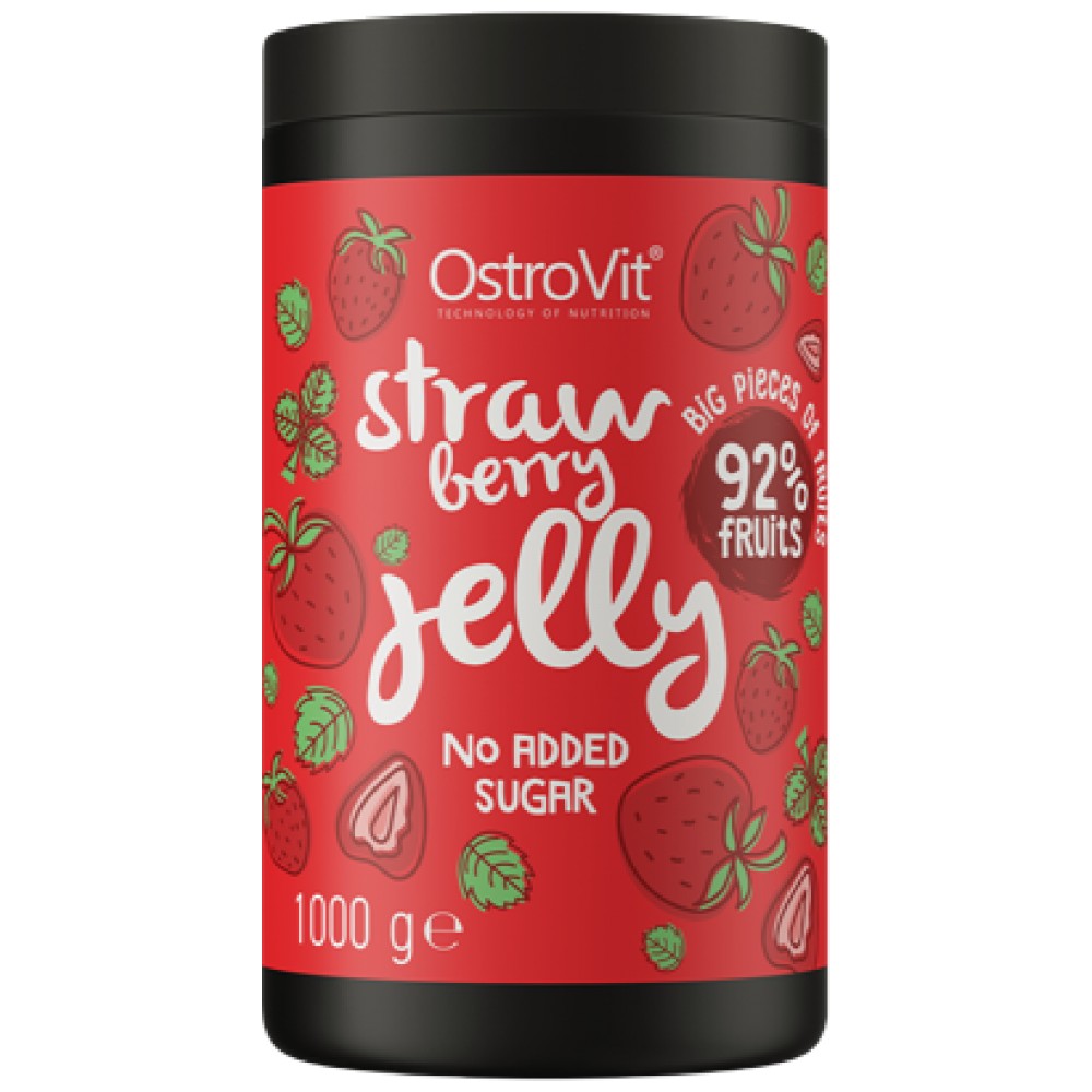 Strawberry želé 92% skutočné ovocie ~ bez pridaného cukru 1000 gramov