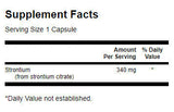 Stronciový citrát 340 mg - 60 kapsúl