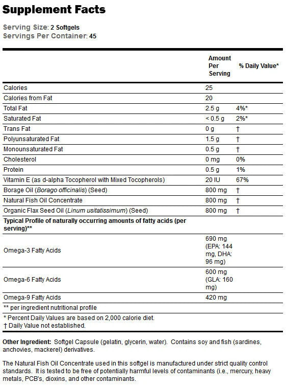 Super Omega 3-6-9 1200 mg-90 gélových kapsúl