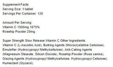 Super pevné pomalé uvoľňovanie Vitamín C 1500 mg - 120 tabliet
