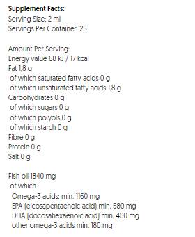 Super silné tekuté omega deti 1160 mg - 50 ml
