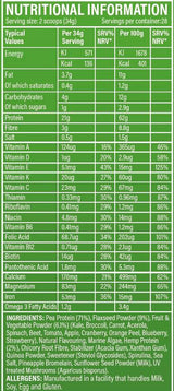 Superfood Greens Prášok - 952 gramov