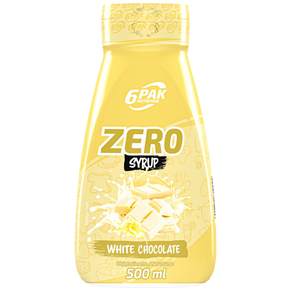 Sirup nula - biela čokoláda - 500 ml