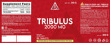 Tribulus 2000 mg | Mega Dose Tribulus Terrestris extrakt - 90 tabliet