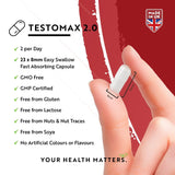 TESTOMAX™ 2.0 /210 kapsúl, 105 dní/ s Ashwagandha KSM 66®, CoQ10 a koreňom Maca <tc>Nutravita</tc>