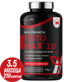 TESTOMAX™ 2.0 /210 kapsúl, 105 dní/ s Ashwagandha KSM 66®, CoQ10 a koreňom Maca <tc>Nutravita</tc>