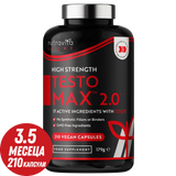 TESTOMAX™ 2.0 /210 kapsúl, 105 dní/ s Ashwagandha KSM 66®, CoQ10 a koreňom Maca <tc>Nutravita</tc>