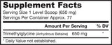TMG kryštály prášok 650 mg 50 gramov