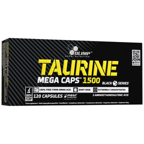 Taurine Mega Caps - 120 capsules - Nutra Best Europe