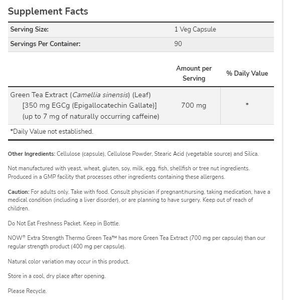 Thermo Green Tea ™ | Extra sila - 90 kapsúl