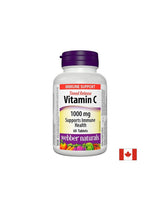 Time Release Vitamin C - Vitamín C 1000 mg, 60 tabliet s napr<tc>XTEND</tc>ed vydanie <tc>Webber Naturals</tc>