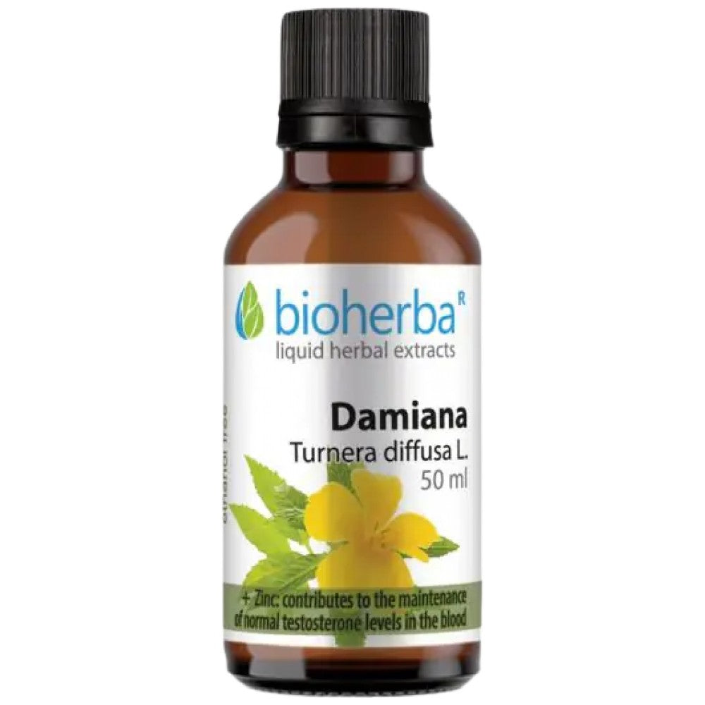 Listy tinktúry Damiana - 50 ml