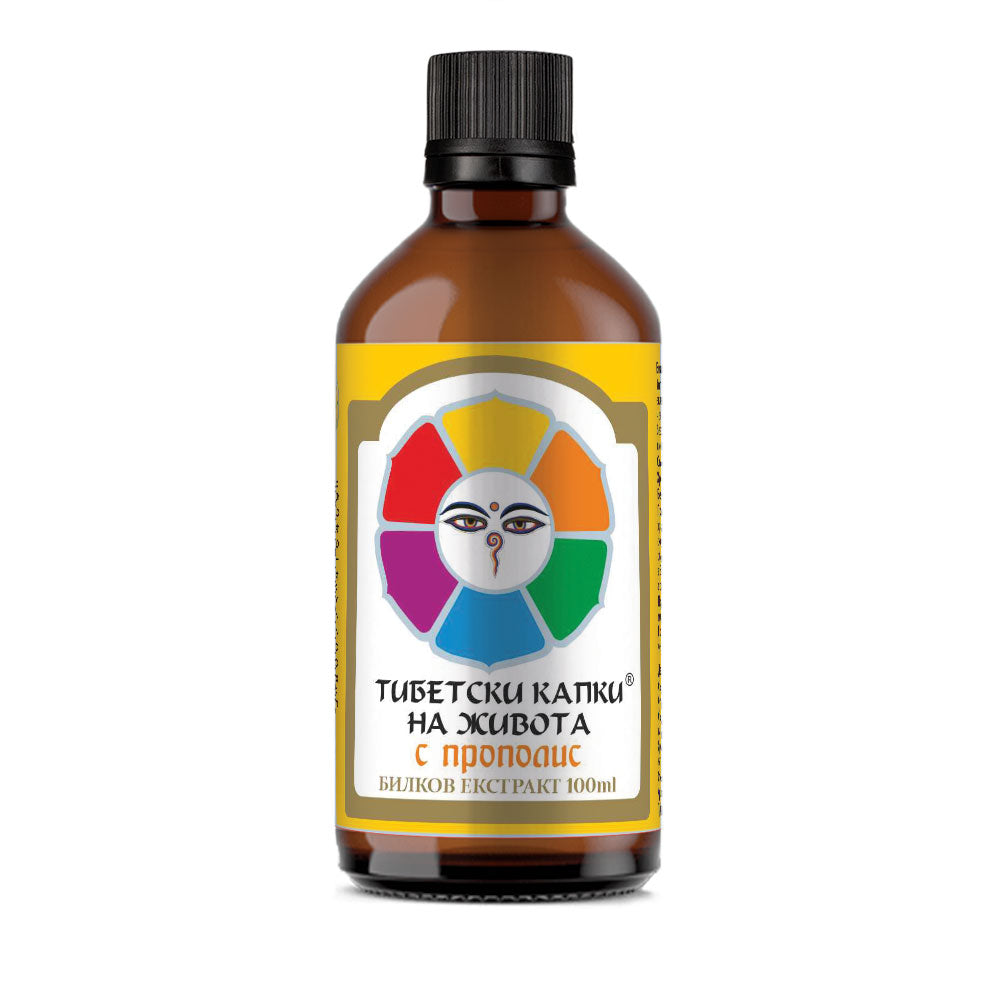 Tinktúra tibetský život kvapky s propolisom - 100 ml