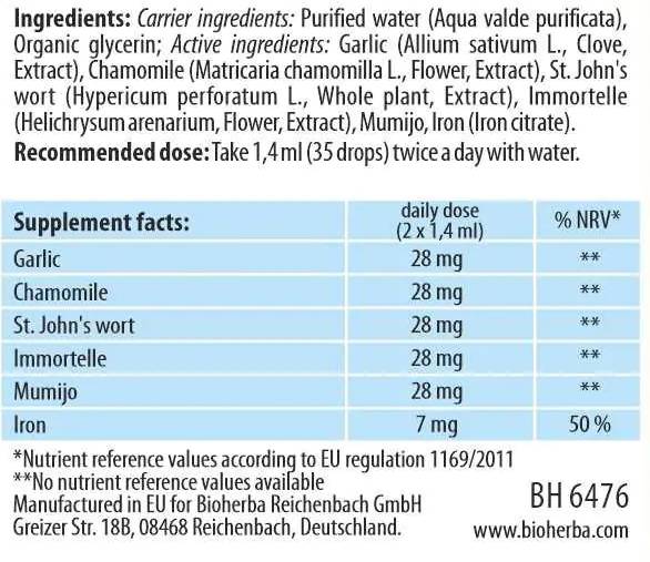 Tincture Tibettan Life Drops s propolis a Mumio - 100 ml