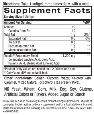 Tonalin® CLA 1200 mg. / 90 Softgels