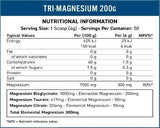 Tri-Magnesium Powder Bisglycinát, taurát a citrát - 200 gramov