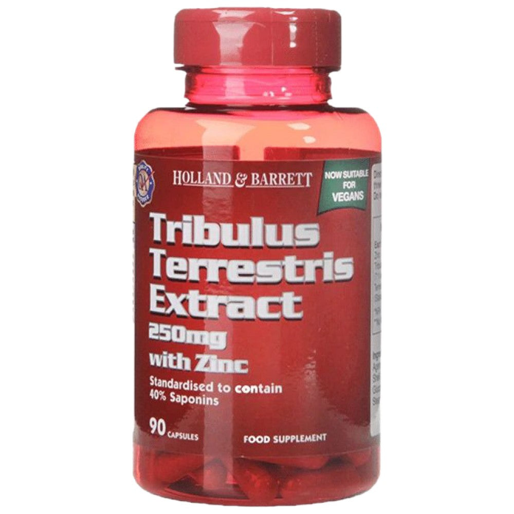 Tribulus Terrestris extrakt 250 mg (ekvivalent 1750 mg) / + zinok 90 kapsúl