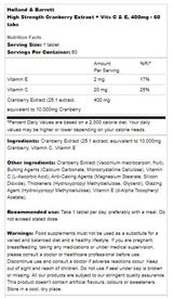 Trojitá pevnosť brusnicový koncentrát 400 mg - 60 tabliet