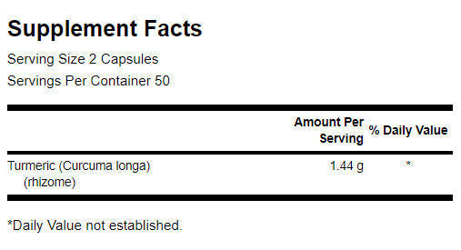 Kurkuma 720 mg - 100 kapsúl