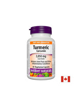 Kurkuma Kurkumín 600 mg x 60 kapsúl <tc>Webber Naturals</tc>