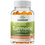 Kurkuma s zázvorovými ďasnami - tropický raj 60 Gummies