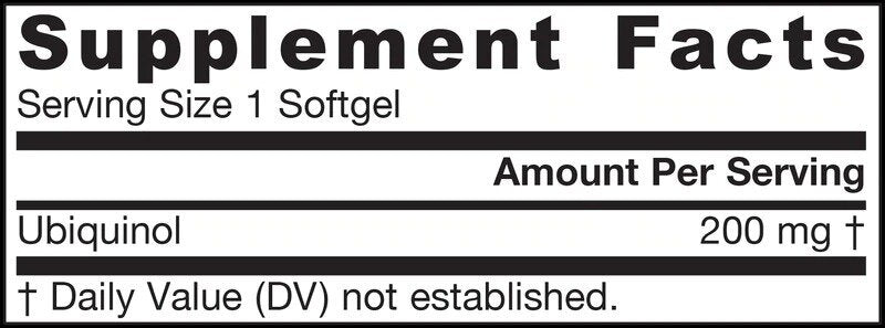 Ubichinol QH -Absorb 200 mg - 60 gélových kapsúl