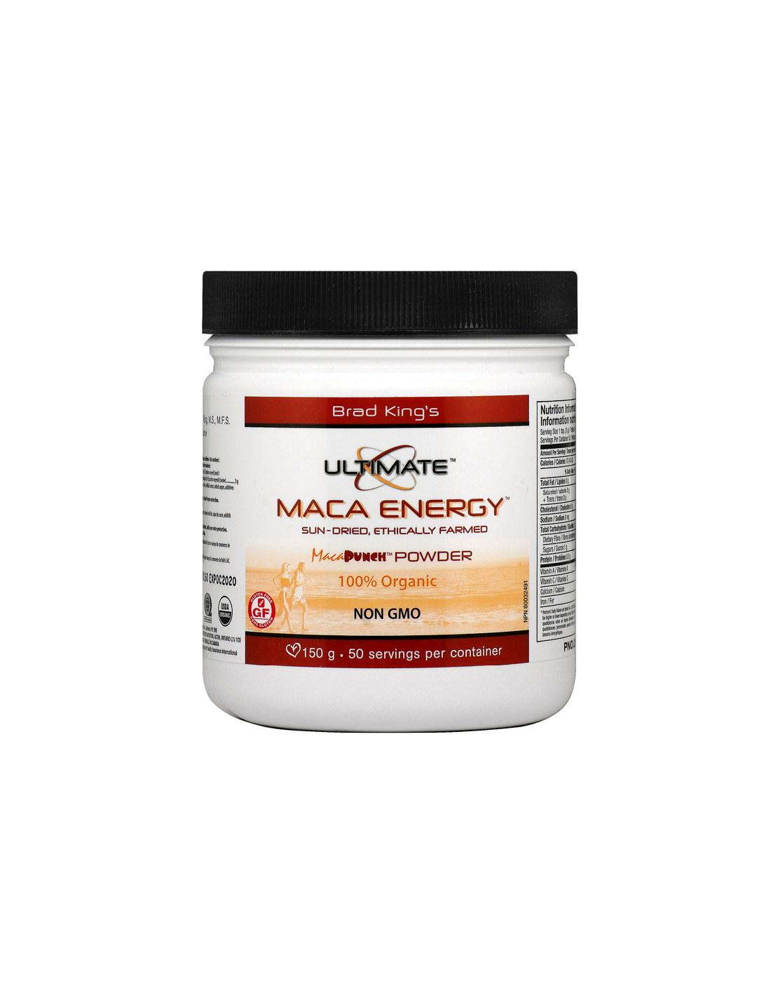Ultimate® Maca Energy Organic/ Maca 150 g prášku x 50 dávok <tc>Natural Factors</tc>