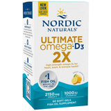 Ultimate Omega 2x 2150 mg | S vitamínom D3 - 60 gélové kapsuly