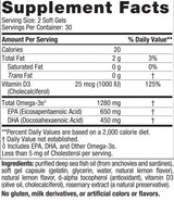 Ultimate Omega -D3 1280 mg - 120 gélových kapsúl