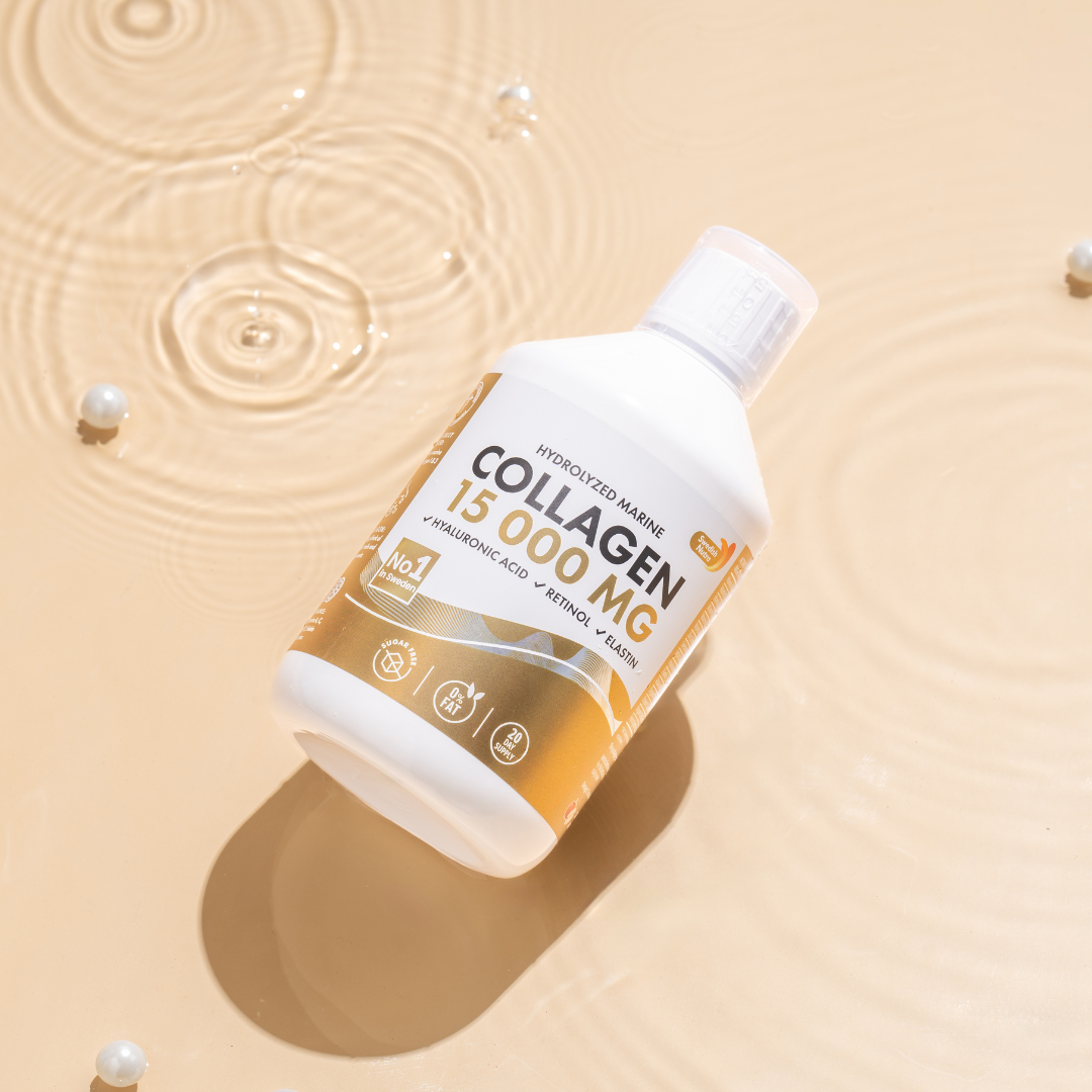 Rybie kolagén 15 000 mg s retinolom, hyalurónom, elastínom - 500 ml