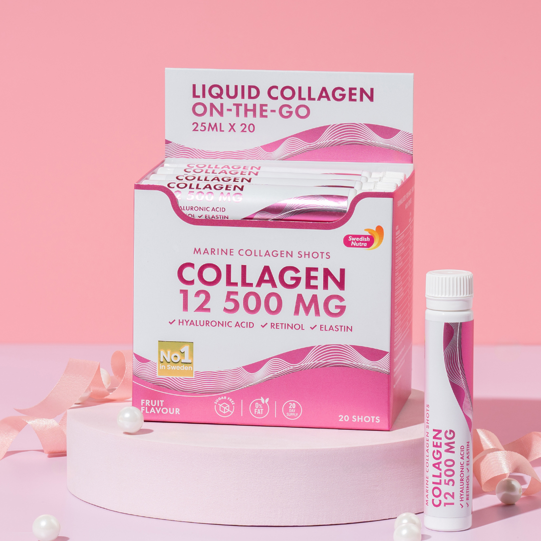 Kolagén rýb 12 500 mg s retinolom, elastínom a kyselinou hyalurónovou - 20 x 25 ml