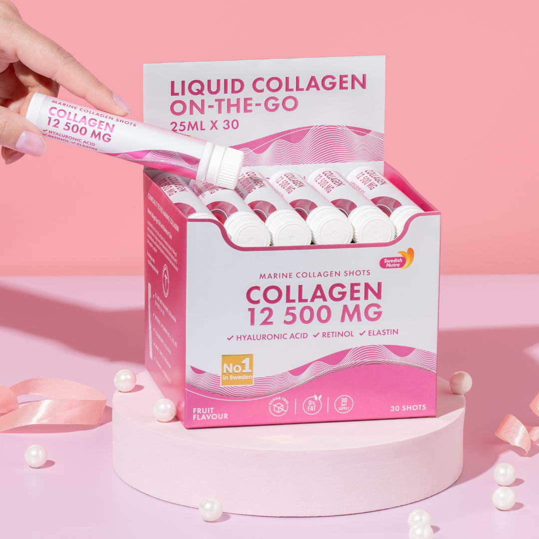 Kolagén rýb 12 500 mg s retinolom, elastínom a kyselinou hyalurónovou - 30 x 25 ml