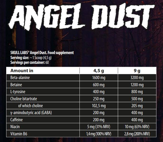 Angel Dust pred tréningom / Energizátorom novej generácie-270 gramov