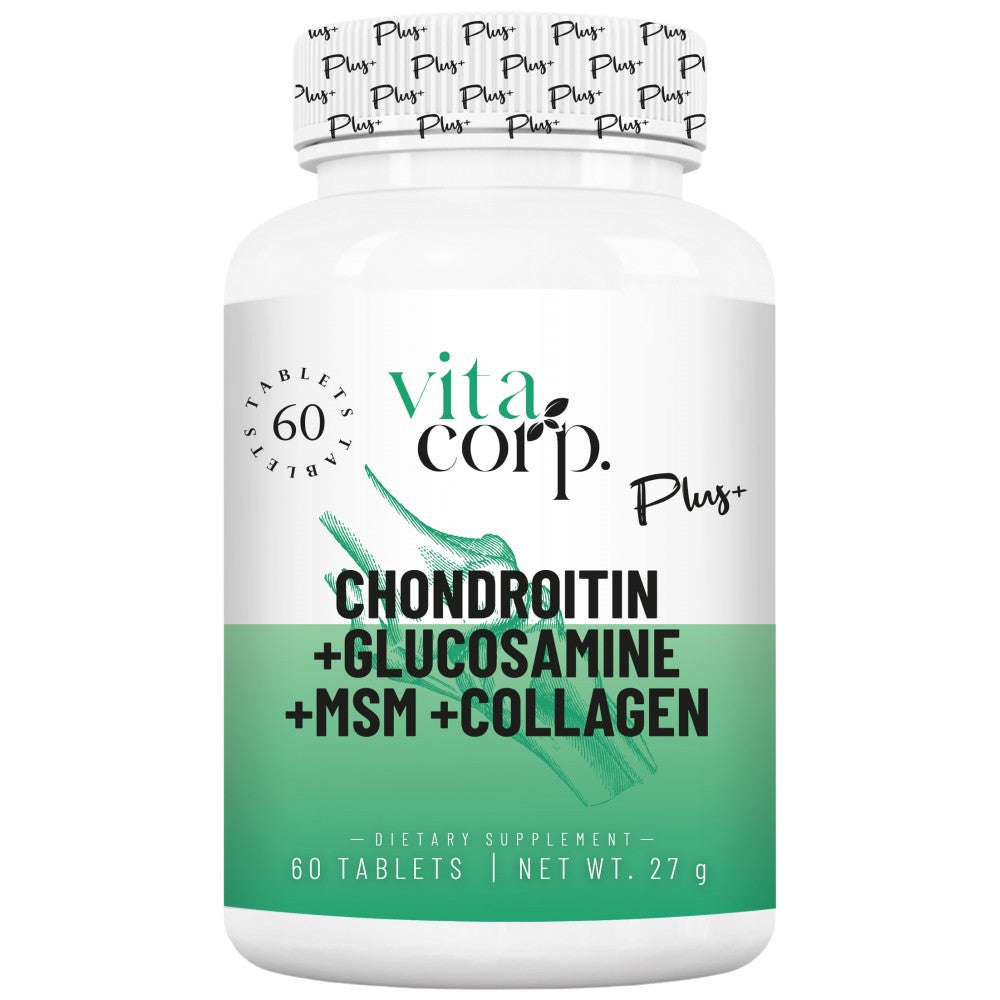 Chondroitín + glukozamín + MSM + kolagén - 60 tabliet