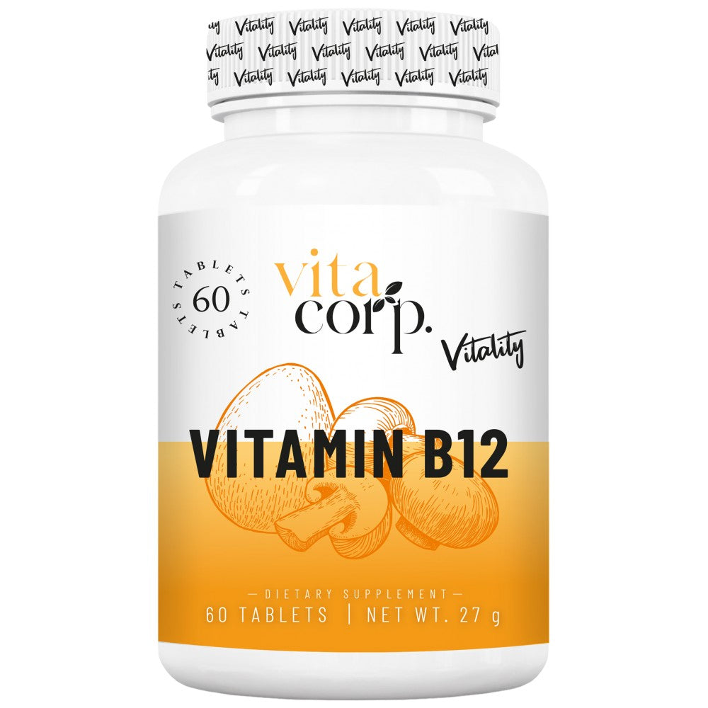 Vitamín B12 kyanokobalamín 12,5 mcg - 60 tabliet