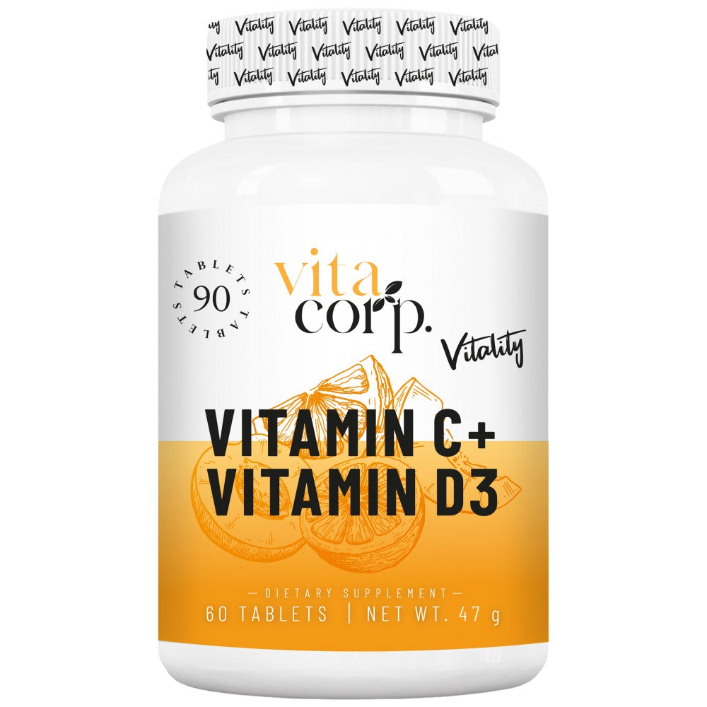 Vitamín C + Vitamín D vitamíny D - 90 tabliet