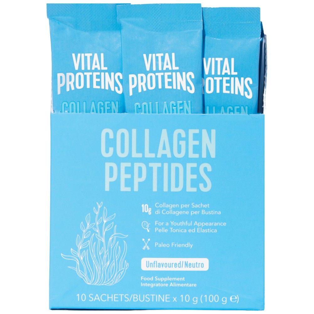 Originál kolagénu peptidov Podpora vlasov, kože a nechtov - 10 x 10 gramov