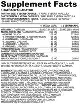 Podpora vegánskeho kolagénu / s kyselinou hyalurónovou a aminokyselinami - 100 kapsúl